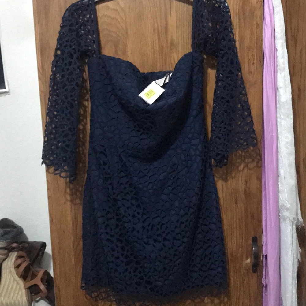 Mini lace dress